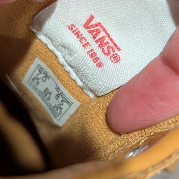 Yellow and Pink Vans (M7/W8.5) NWOT - Picture 7 of 7